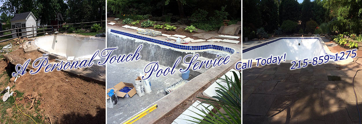 in ground pool tile & coping